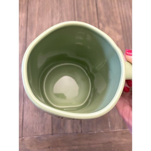 Rae Dunn WE'RE A PERFECT MATCHA Mug Green Mint LL Tea Magenta Artisan Fa… - Picture 3 of 4